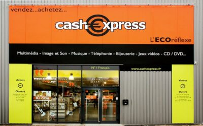 Cash Express devanture magasin - economie