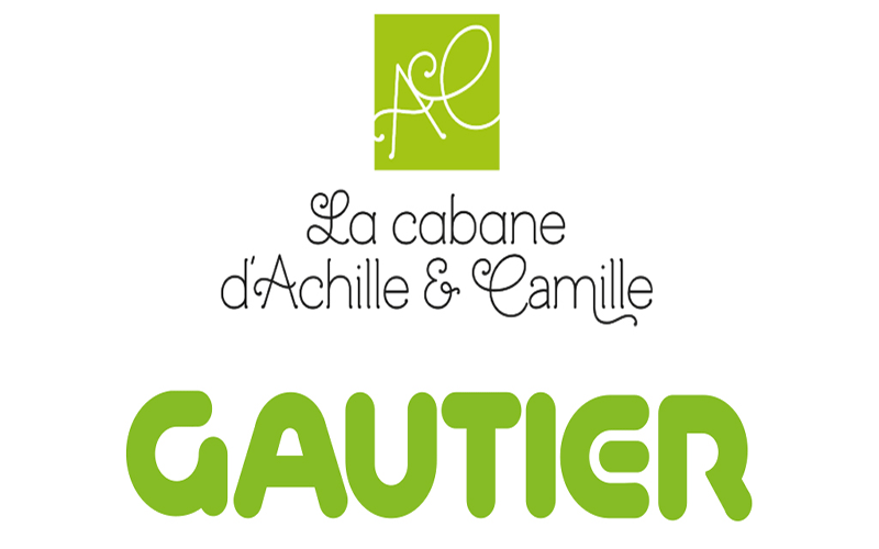 Logos La cabane d'Achille & Camille et Gautier