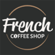 logo french coffee shop, adhérent fff