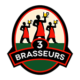 logo les trois brasseurs, adhérent fff