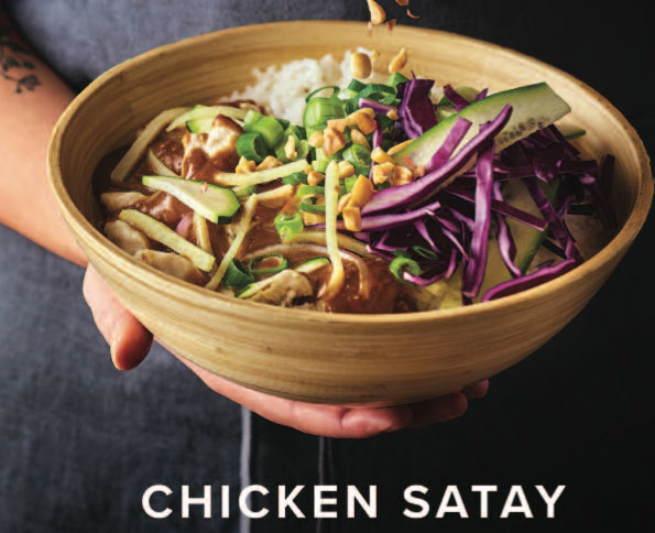 Plat Chicken Satay Pitaya