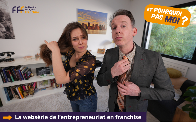 Dans la continuité de la campagne “je me lance en franchise” portée en 2023, la FFF va plus loin et continue d’innover en lançant sa première websérie intitulée “Et pourquoi pas moi ?”, qui vient démystifier la création d’entreprise en franchise.